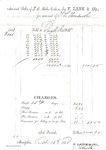 Cotton receipt, 13 October 1858 by F. Lane and Company