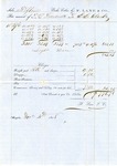 Cotton receipt, 4 November 1858 by F. Lane and Company