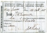 Cotton receipt, 24 November 1858 by Mississippi Central Railroad Company (1897-1967) and F. Lane and Company