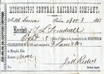 Cotton receipt, 3 November 1858 by Mississippi Central Railroad Company (1897-1967) and F. Lane and Company