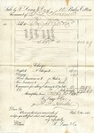 Cotton receipt, 30 October 1860 by F. Lane and Company