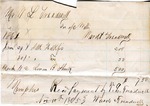 Receipt, 10 November 1865 by Author Unknown