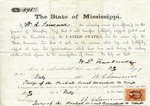 Oath of loyality to U.S., 28 July 1865 by Mississippi