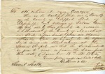 Certification of release to Lamar Depot, 18 December 1865 by E. Kern and Company