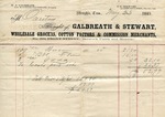 Receipt, 23 May 1865 by Galbreath and Stewart