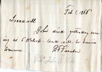B. F. Farabee to Treadwell, 1 February 1866 by Benjamin F. Farabee