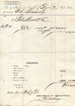 Cotton receipt, 7 April 1866 by Meacham and Treadwell and Gates Wood and Company