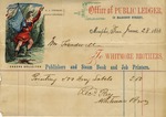 Receipt, 28 June 1866 by Whitmore Brothers
