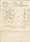 Receipt, 5 April 1866 by H. Wade and Company
