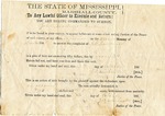 Warrant, Marshall County, MS, 7 October 1867 by John D. Reinhardt