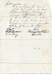 Promissory note, 14 December 1867 by Wiley Martin