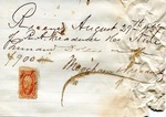 Receipt, 29 August 1867 by Meacham and Treadwell