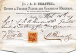 Receipt, 15 March 1867 by Arthur Barlow Treadwell
