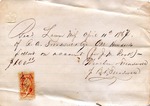Receipt, 11 April 1867