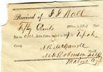 Cotton taxes, 1867 by M. D. Robinson and John R. McCarroll