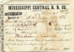 Cotton receipt, 21 December 1867