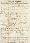 Receipt, 3 April 1867 by Arthur Barlow Treadwell