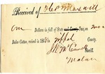 Cotton taxes, 1868 by John R. McCarroll