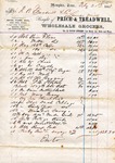 Receipt, 21 February 1868 by Price and Treadwell
