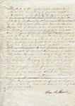 Land deed, Calhoun County, MS, 13 November 1869 by J. R. Lowrie