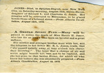 Obituary, 12 August 1872 by Author Unknown