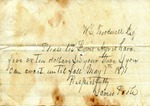 Financial request, 1871