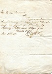 Order for materials, 20 November 1871