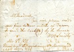 Order for materials, 8 November 1871