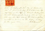 Promissory note, 1871