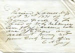 Receipt, 31 October 1871 by William Loundes Treadwell