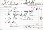 Receipt, 28 April 1871 by Southern Railroad Association