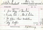 Receipt, 12 February 1871 by Southern Railroad Association