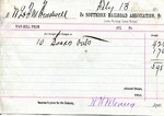 Receipt, 13 February 1871 by Southern Railroad Association