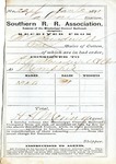 Cotton receipt, 2 January 1871 by Southern Railroad Association and Allison C. Treadwell