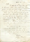 Financial request, 6 December 1870 by A. M. Clayton