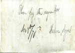 Financial request, 8 November 1870 by Susan Hoynes