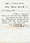 Legal document, 11 April 1870 by Author Unknown