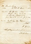 Receipt, December 1870 by B. H. Todd