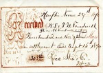 Receipt, 29 November 1870 by Rice, Stix and Company