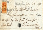 Receipt, 23 July 1870 by Treadwell family
