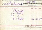 Receipt, 30 November 1870 by Southern Railroad Association