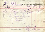 Receipt, 13 January 1870 by Southern Railroad Association