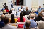 Panel discussion at exhibit opening