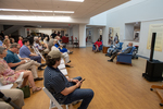 Panel discussion at exhibit opening