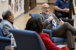 Donald Bermudez during panel discussion by Thomas Graning