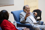 Ambassador Andrew Young during panel discussion