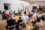 Panel discussion at exhibit opening