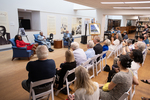 Panel discussion at exhibit opening