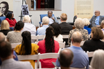 Panel discussion at exhibit opening