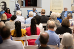 Panel discussion at exhibit opening